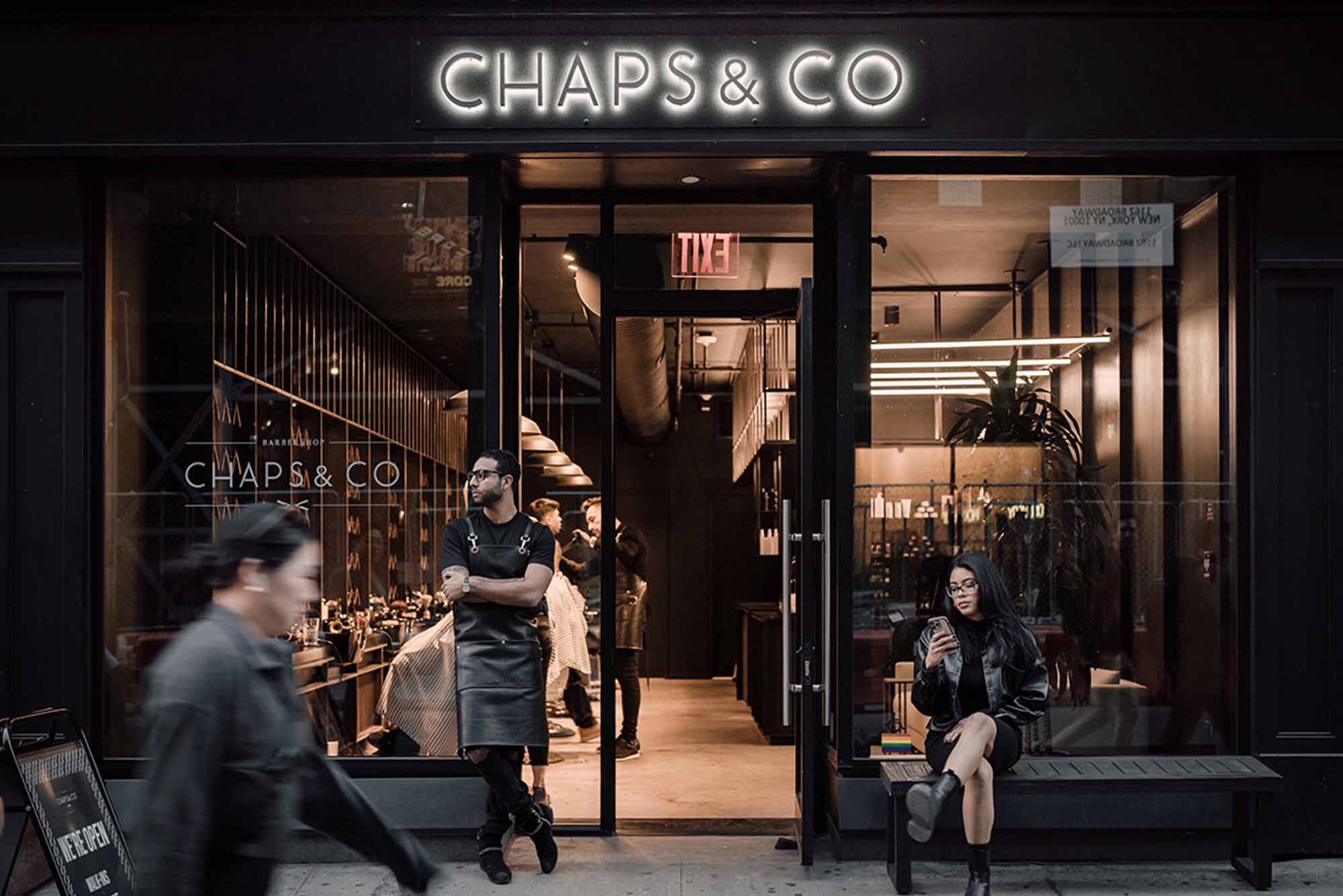 best barbershop & men's haircuts in NYC - chaps and co